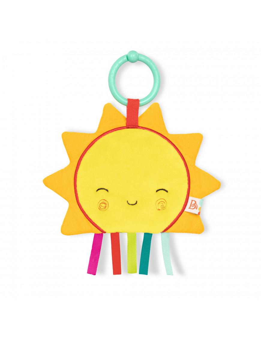 Crinkly Sun – szeleszczące SŁONECZKO – przywieszka sensoryczna, B. Toys