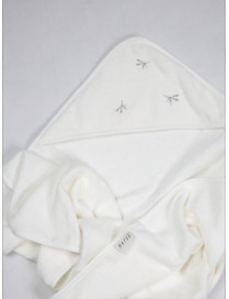 Ręcznik „lato na mazurach” 85 cm x 85 cm - biały, Napoo