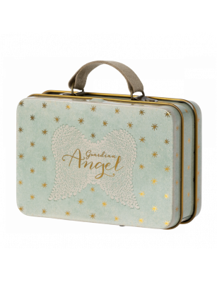 Myszka Maileg - Angel mouse in suitcase