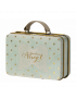 Myszka Maileg - Angel mouse in suitcase