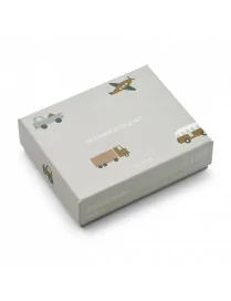 Liewood, Brett Puzzle, Vehicles, Dove Blue