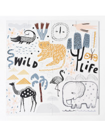 Puzzle podłogowe 24 elementy Wild Life, Wee Gallery