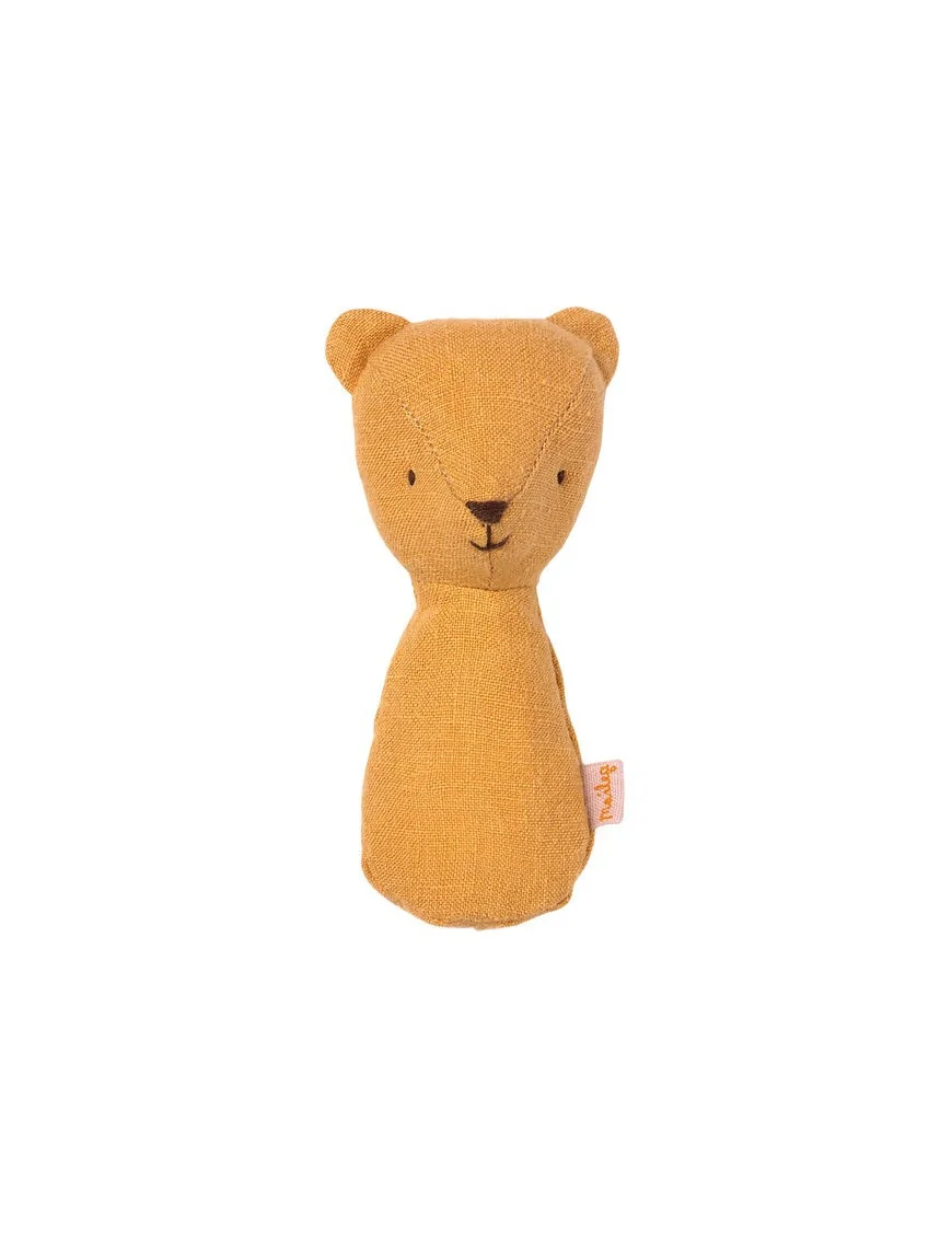 Grzechotka - Teddy rattle - Dusty Yellow, Maileg