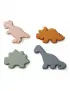 Silikonowe foremki Dino, Liewood