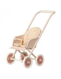 Maileg Metalowy wózek dla myszek 13cm - MICRO STROLLER POWDER