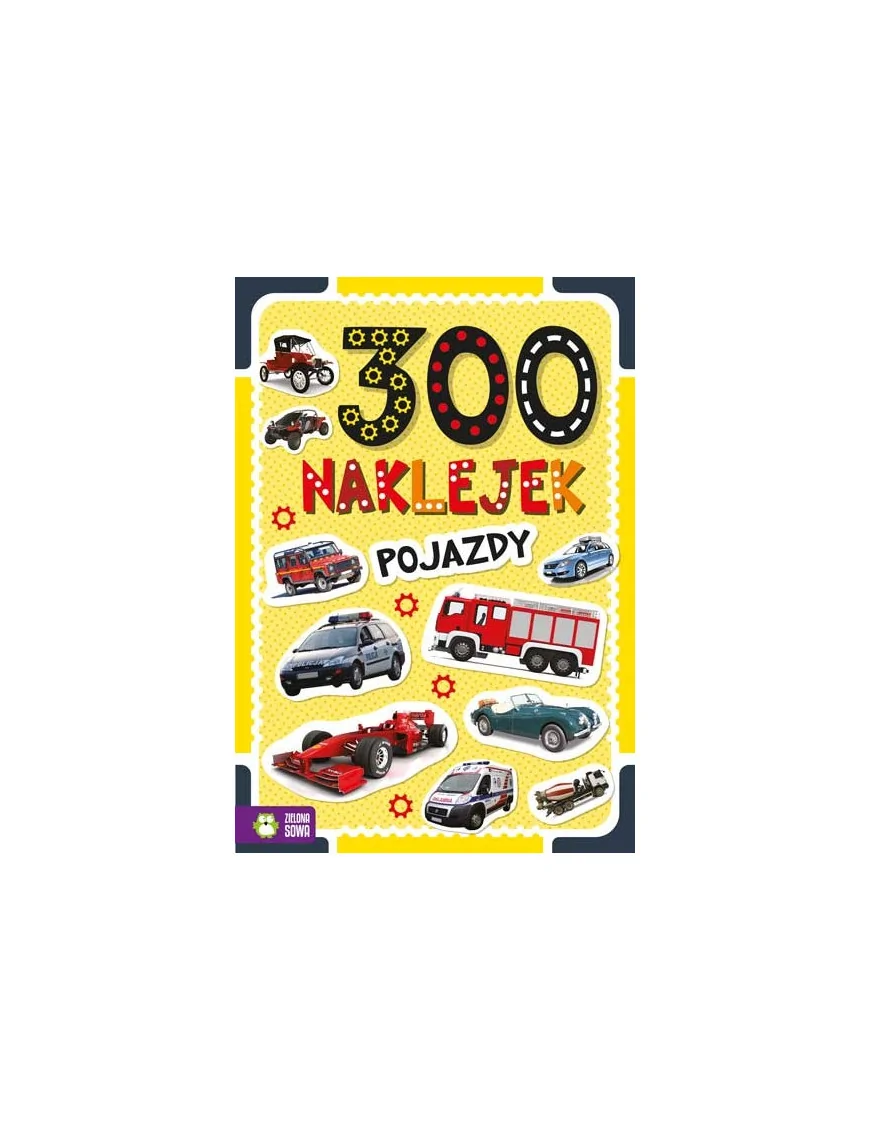 300 naklejek. Pojazdy, Zielona Sowa