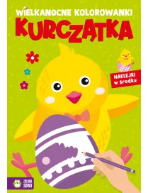 Wielkanocne kolorowanki. Kurczątka