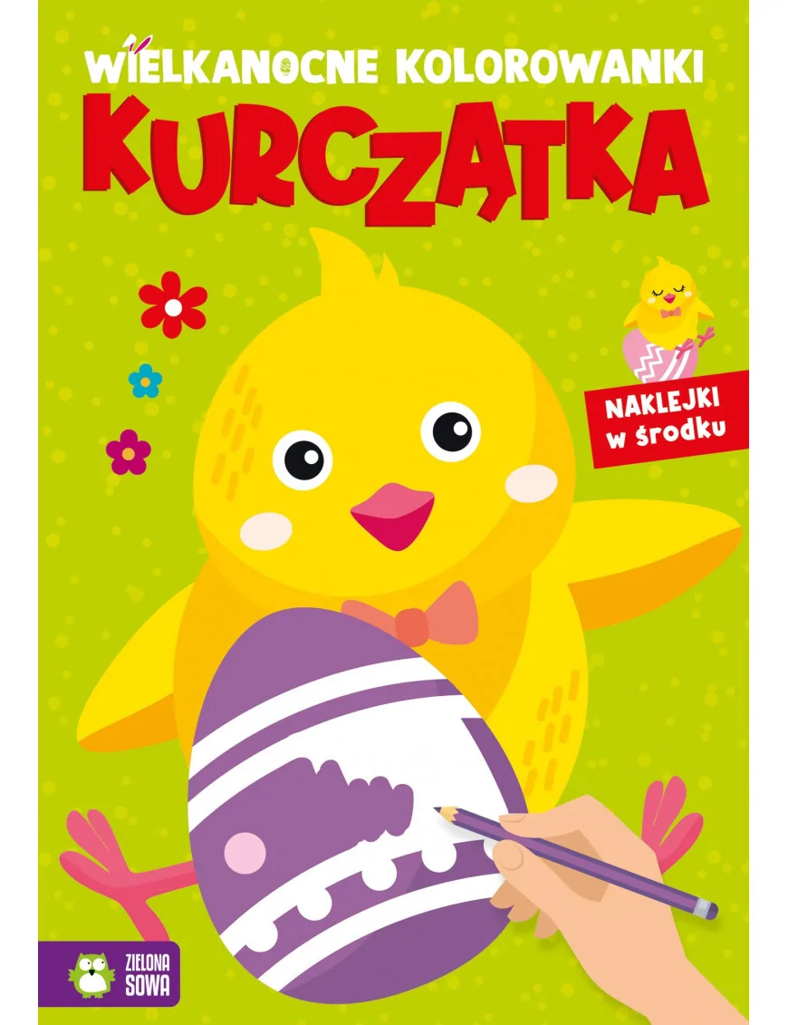 Wielkanocne kolorowanki. Kurczątka
