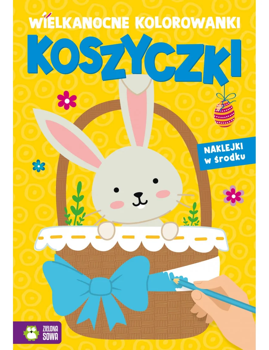 Wielkanocne kolorowanki. Koszyczki