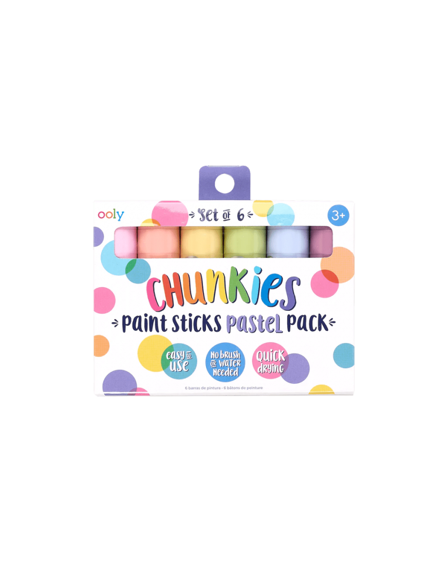 Farba w Kredce 6 szt., Chunkies Paint Sticks - Pastelowe, Ooly