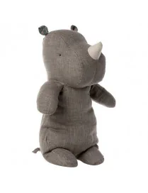 Maskotka Maileg - Safari Friends, Medium Rhino - Dark grey
