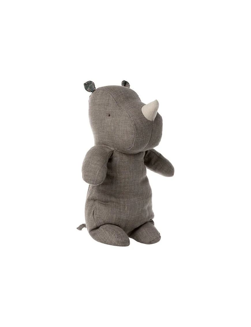 Maskotka Maileg - Safari Friends, Medium Rhino - Dark grey