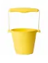 Składane wiaderko do wody i piasku Scrunch Bucket - Pastelowy Żółty