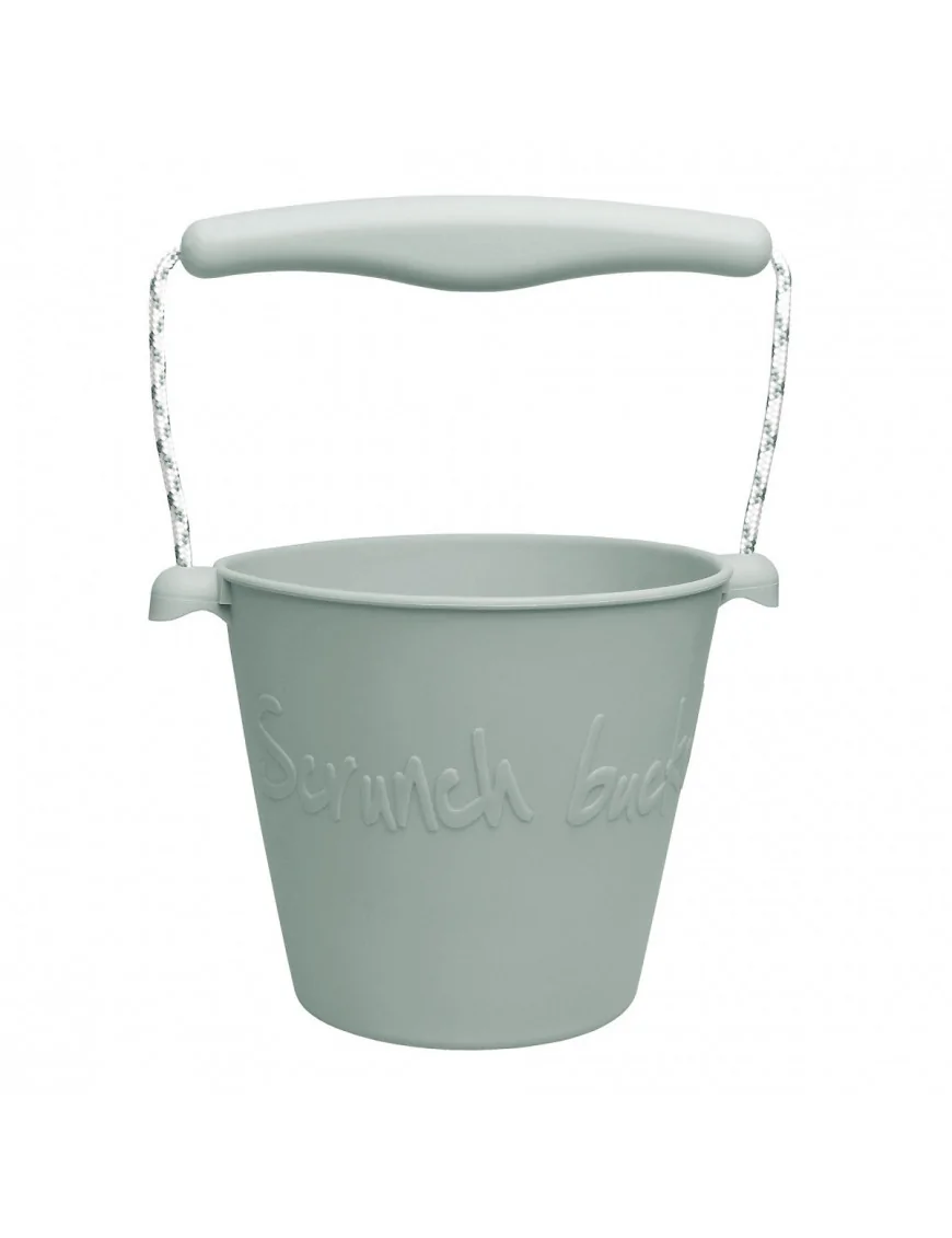 Składane wiaderko do wody i piasku Scrunch Bucket - Szałwiowy