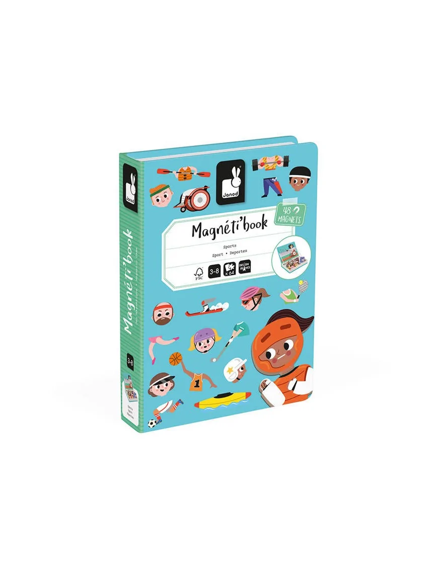 Magnetyczna układanka Sport Magnetibook, Janod