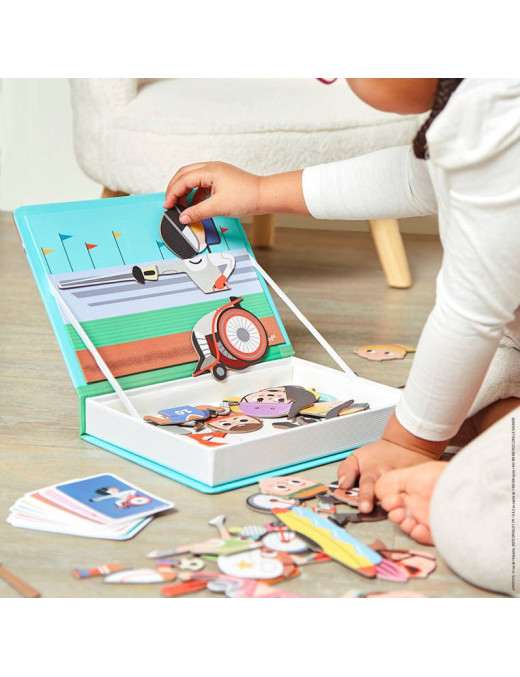Magnetyczna układanka Sport Magnetibook, Janod