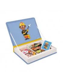 Magnetyczna układanka Zawody Magnetibook, Janod