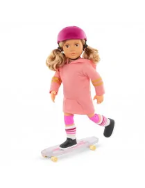 Lalka OLLIE 46cm – z deskorolką – ZGINANE KOŃCZYNY, Our Generation