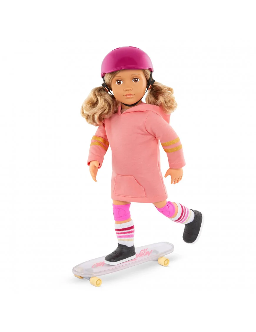 Lalka OLLIE 46cm – z deskorolką – ZGINANE KOŃCZYNY, Our Generation