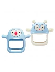 Smily Mia Gryzaki dla Niemowląt Pingwin i Renifer Light Blue