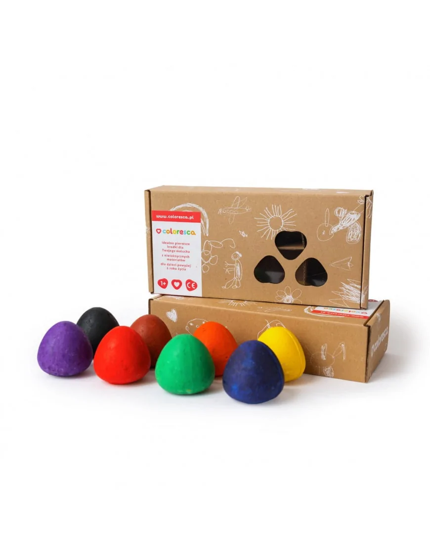 Kredki malucha 8 sztuk, Coloresca