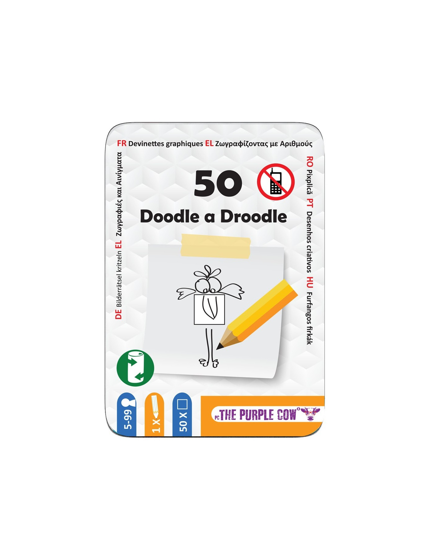 Podróżne łamigłówki The Purple Cow - 50 Doodle A Droodle