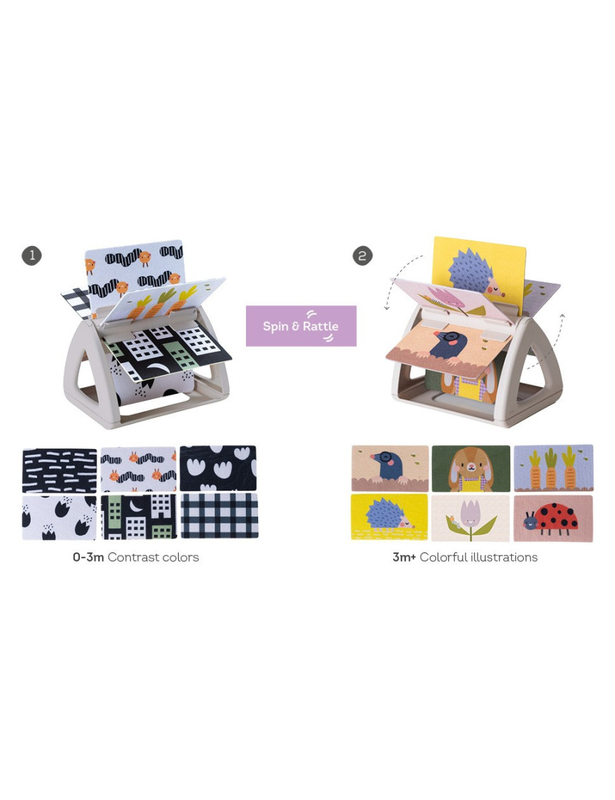 Książeczka obracająca się Tummy-Time, Taf Toys