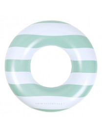 The Swim Essentials Koło do pływania 90 cm Green White Stripes