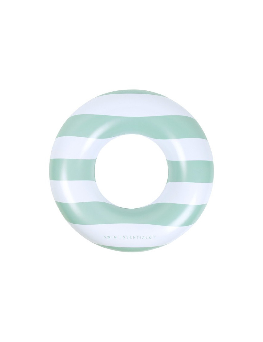 The Swim Essentials Koło do pływania 90 cm Green White Stripes