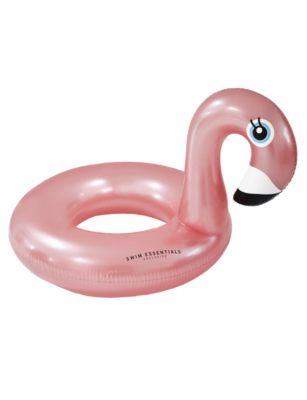The Swim Essentials Koło do pływania Rose Gold Flamingo 95 cm