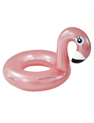 The Swim Essentials Koło do pływania Rose Gold Flamingo 95 cm