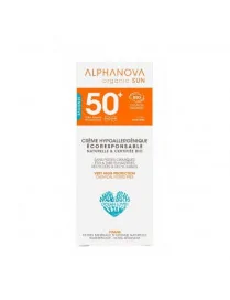 Alphanova Sun, Krem przeciwsłoneczny, hipoalergiczny, wodoodporny, filtr SPF50, 50g