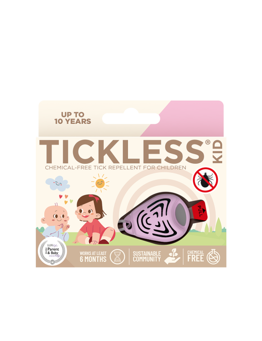 Ultradźwiękowy Odstraszacz Kleszczy TICKLESS BABY - PINK