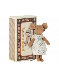 Myszka Maileg - Big sister mouse in matchbox