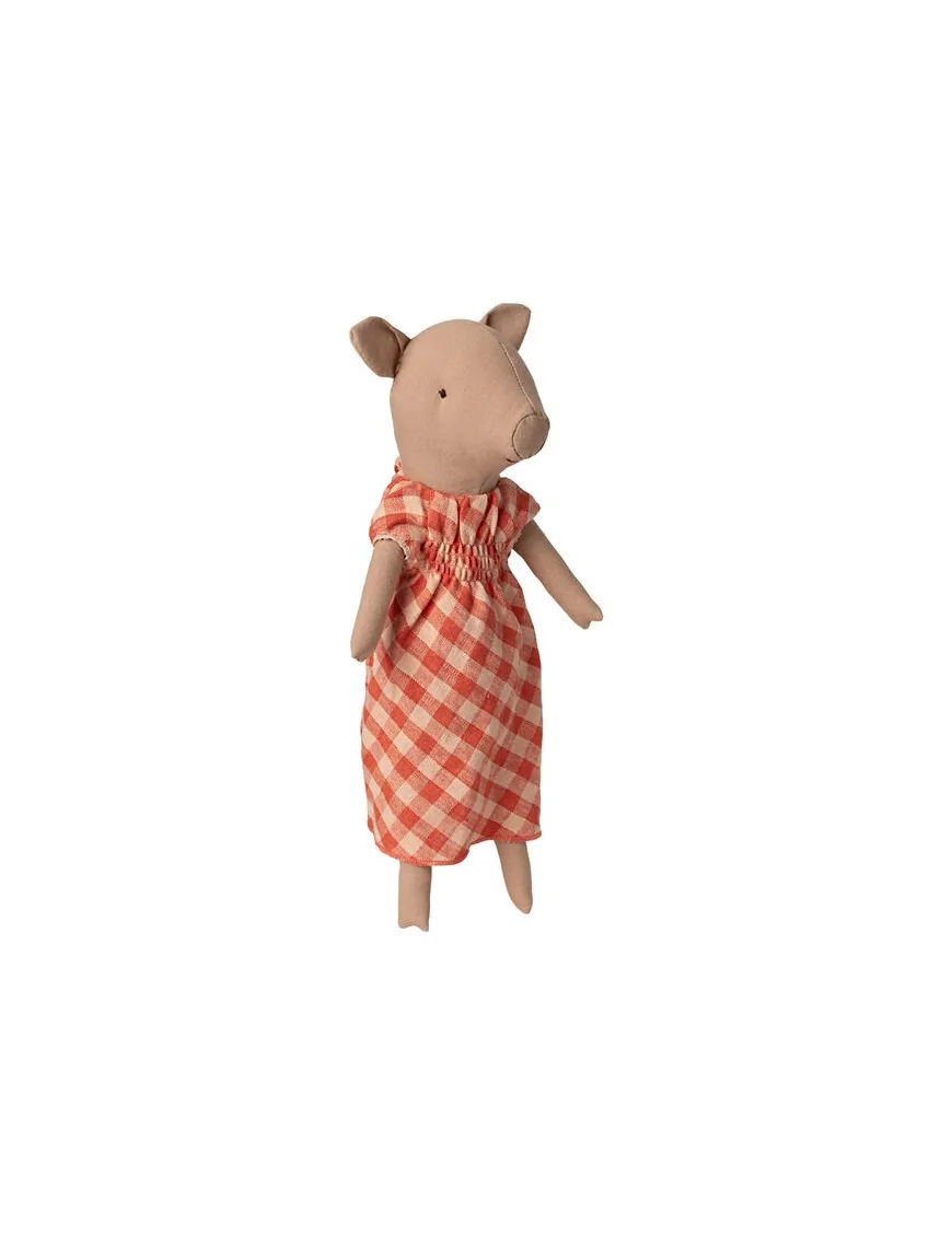 Maskotka Maileg- Pig, Dress