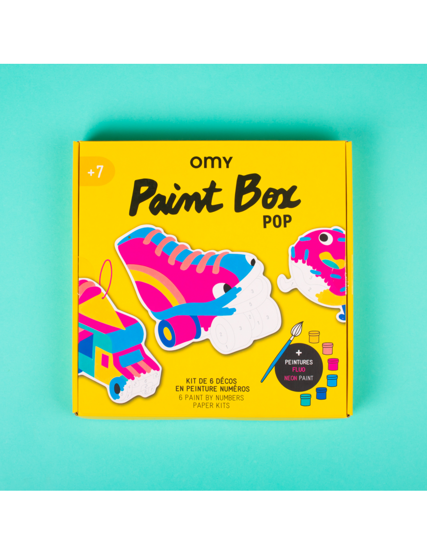 POP Zestaw z numerowanymi kolorowankami - POP, OMY