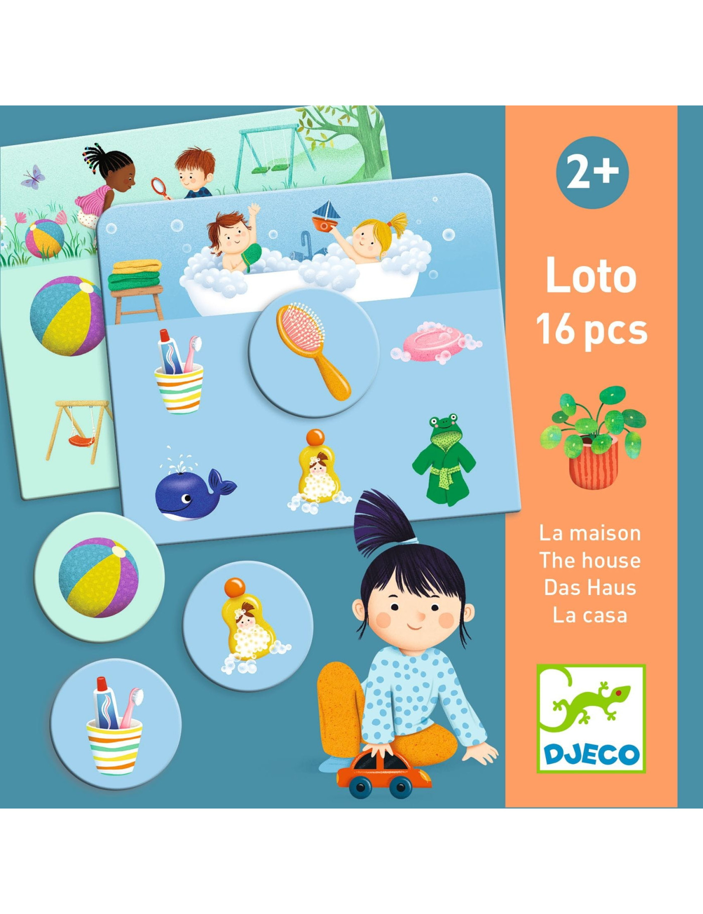 Gra edukacyjna loto DOM, Djeco Gra edukacyjna loto DOM, Djeco