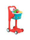 Shop & Glow Toy Cart – MUZYCZNY wózek zakupowy z koszykiem i akcesoriami – NOWA WERSJA