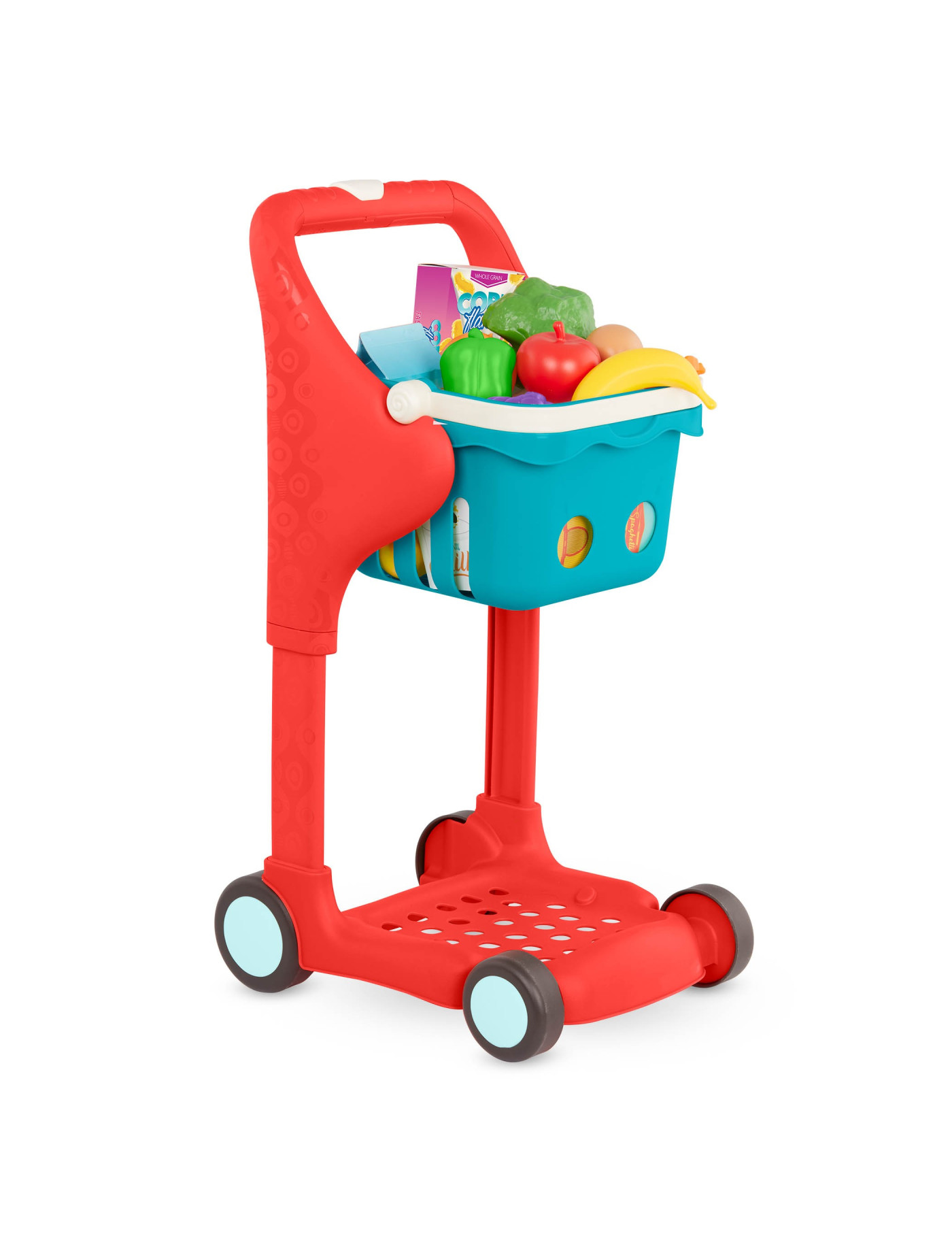 Shop & Glow Toy Cart – MUZYCZNY wózek zakupowy z koszykiem i akcesoriami – NOWA WERSJA