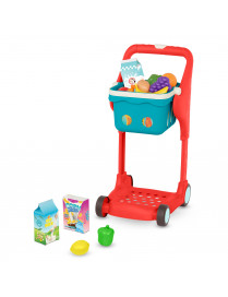 Shop & Glow Toy Cart – MUZYCZNY wózek zakupowy z koszykiem i akcesoriami – NOWA WERSJA