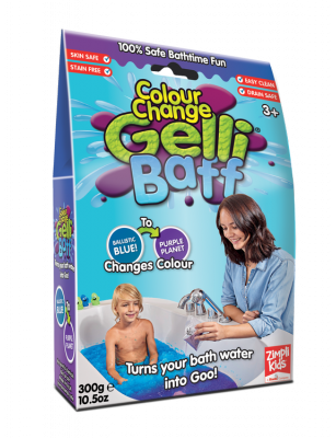 Magiczny proszek do kąpieli, Gelli Baff Colour Change, błękitny, 3+, Zimpli Kids