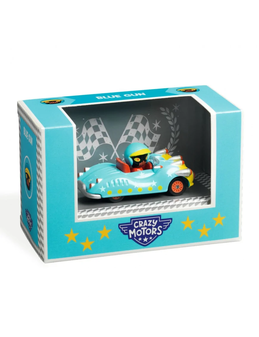 Djeco, Autko Crazy Motors BLUE GUN