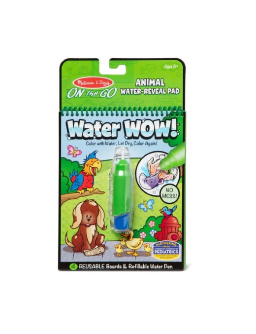 Melissa & Doug, Water WOW! Wodna kolorowanka zwierzątka