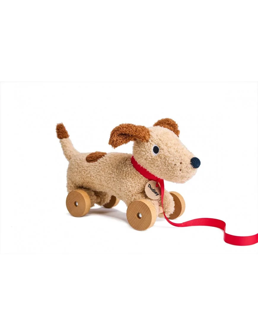 Piesek na kółkach do ciągnięcia - Dudley, ThreadBear Design