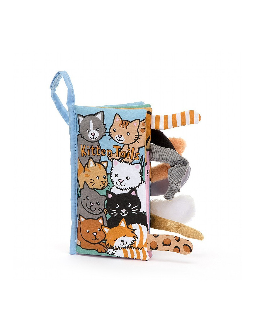 „Kitten Tails” Książeczka Sensoryczna dla Dzieci, Jellycat