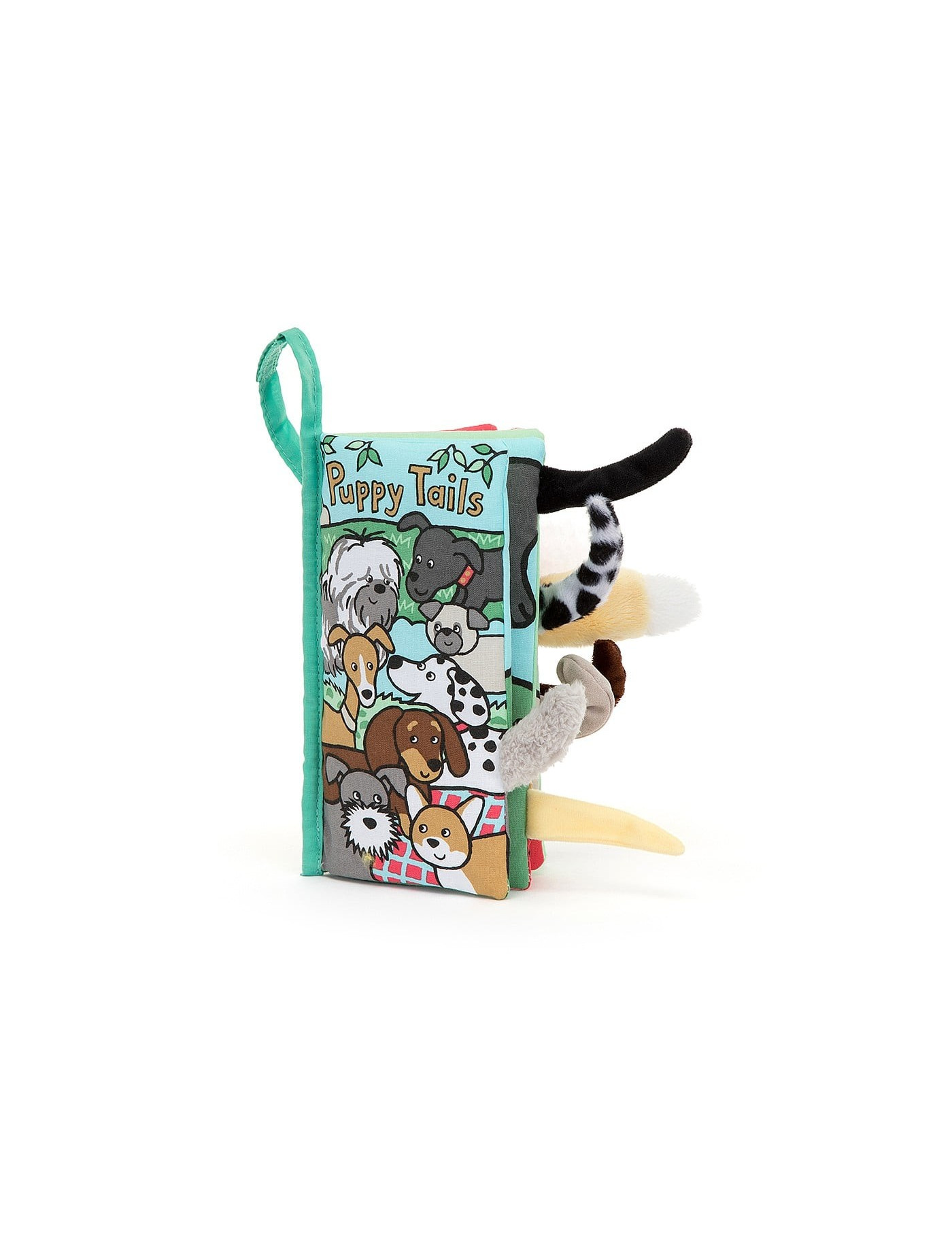 „Puppy Tails” Książeczka Sensoryczna dla Dzieci, Jellycat „Puppy Tails” Książeczka Sensoryczna dla Dzieci, Jellycat