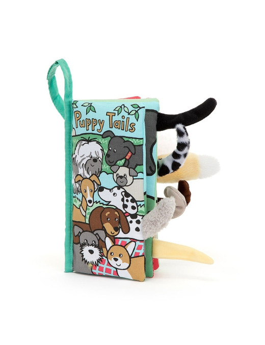 „Puppy Tails” Książeczka Sensoryczna dla Dzieci, Jellycat
