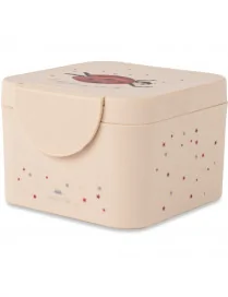 Konges Slojd - Mały lunchbox z przegródką - Ladybug
