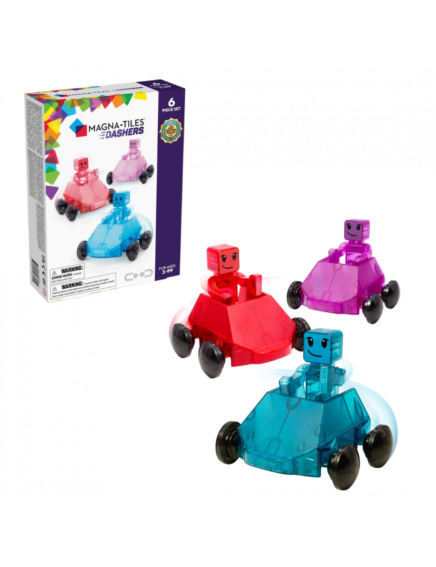 MAGNA-TILES® Magnetyczne Samochodziki Dashers 6 el.