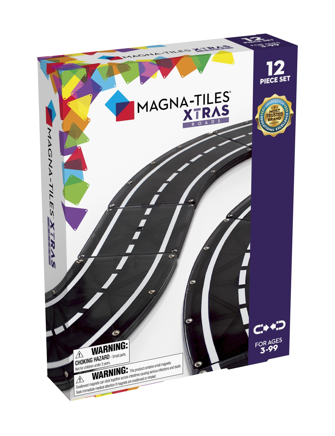 MAGNA-TILES® Magnetyczna droga 12 el.